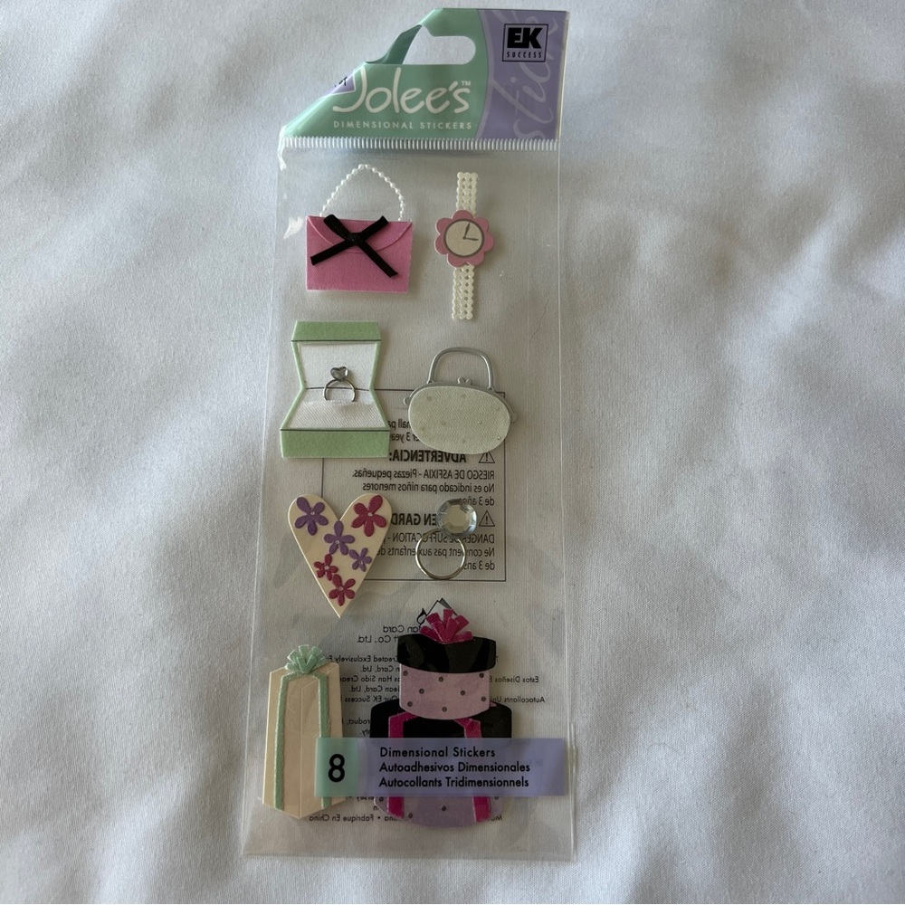 NWT Jolee's Boutique Gifts of Love Dimensional Sticker Set